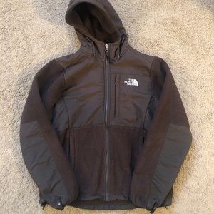 Women’s Brown The North Face Hooded Denali Jacket